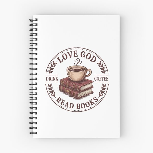 Item preview, Love God, Drink Coffee Read Books designed and sold by ilisanplevet.