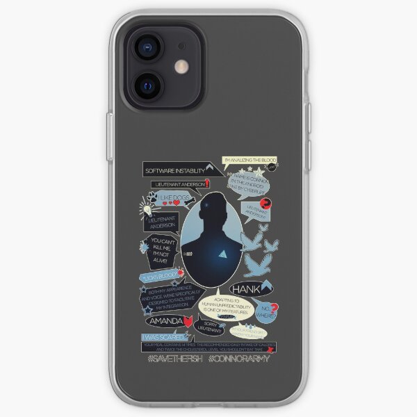 Connor_Quote_MARK-3 iPhone Soft Case