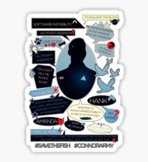 Connor_Quote_MARK-3 Sticker