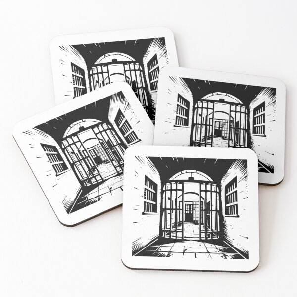 Item preview, Prison Cell Jail Dungeon Incarcerate Penitentiary Detain designed and sold by inkoutninja.