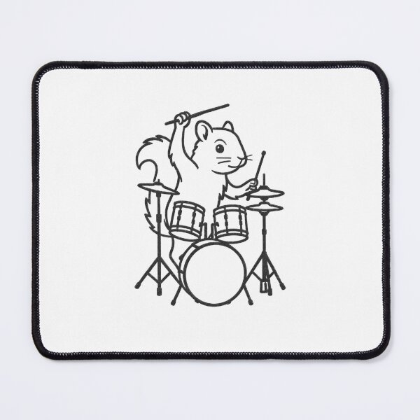 Item preview, Funny Squirrel Drummer Drumming Drums Music Lover Boys Girls designed and sold by rafaeltto.