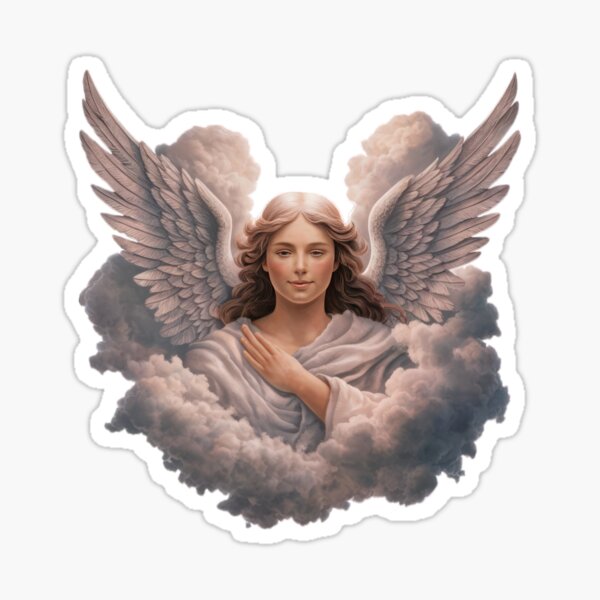 Item preview, Superhero angel with clouds ,Angel,angel art,divine power,Superhero designed and sold by Expressions-Sel.