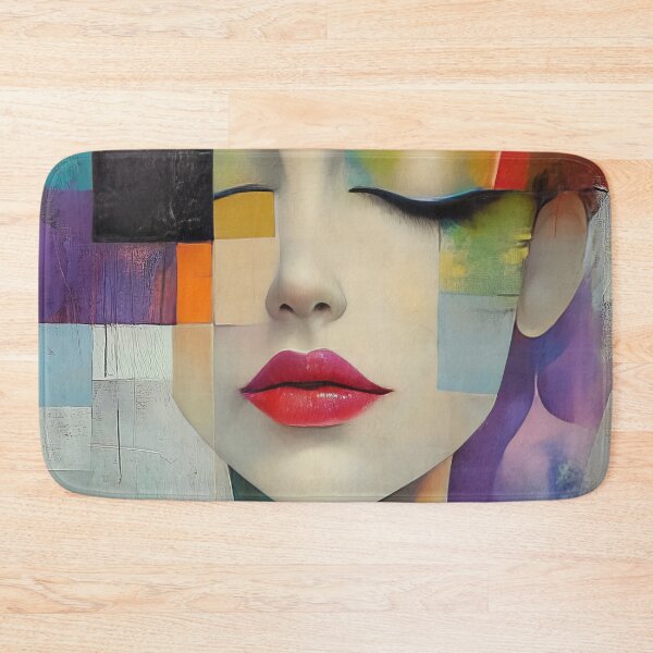 Item preview, Abstract Woman Portrait with Color Block Surrealism designed and sold by CASturgill.