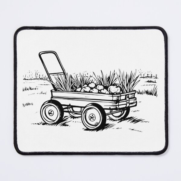Item preview, Fruit Cart Veggies Harvest Grain Garden Products Wagon designed and sold by inkoutninja.