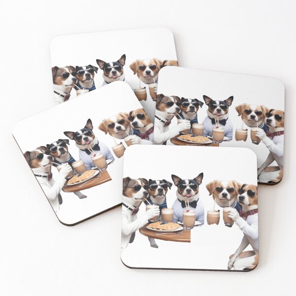 Item preview, Puppuccino Brunch Squad – Funny Dog Cafe Meme for Remote Workers & Pet Lovers designed and sold by Print-Muse.