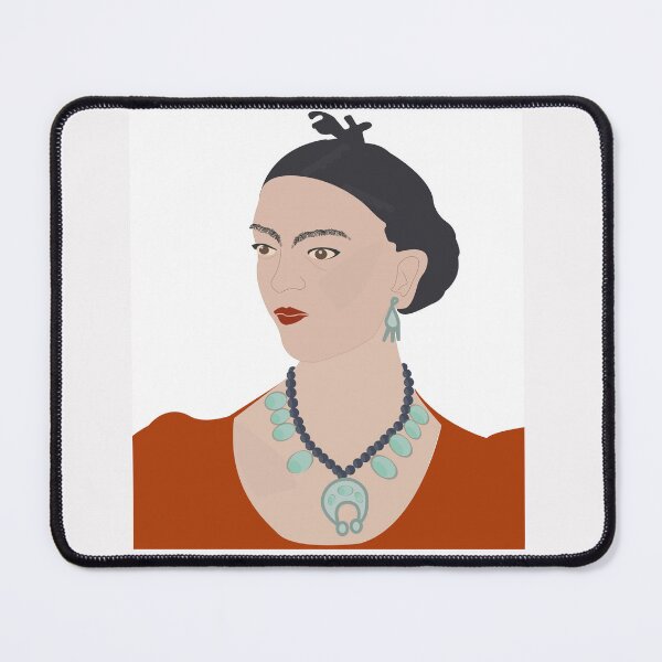 Item preview, Frida Kahlo self portrait in vector image designed and sold by kitosonito.