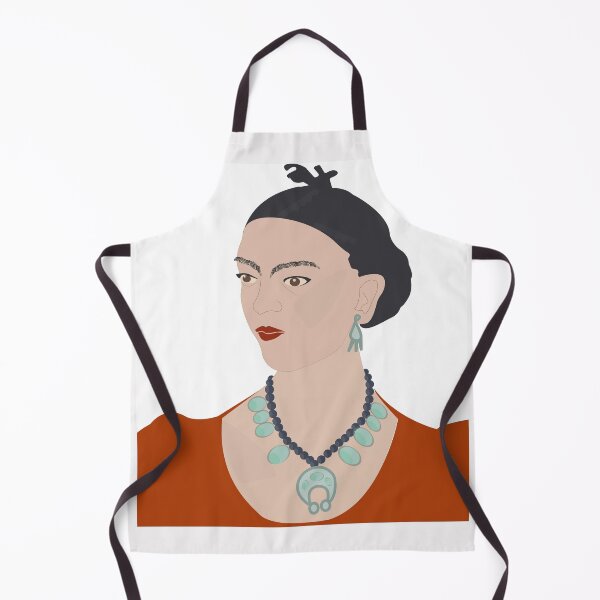 Item preview, Frida Kahlo self portrait in vector image designed and sold by kitosonito.