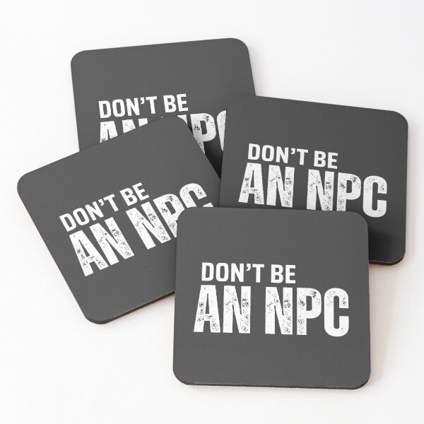 Item preview, Don’t be an NPC designed and sold by Rocklights.