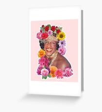 Tarjeta de felicitación Flowerful Marsha P. Johnson
