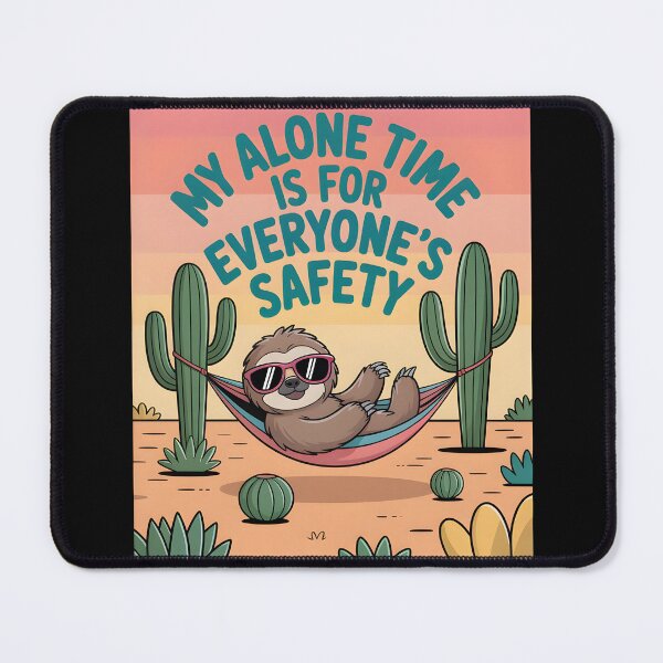 Item preview, My Alone Time Is For Everyones Safety funny gifts fot introverts designed and sold by ThePixelAlchemy.