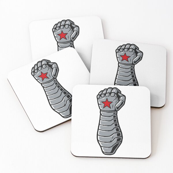 Item preview, Cyber arm with red star – futuristic strength design designed and sold by EchoOfSilence.