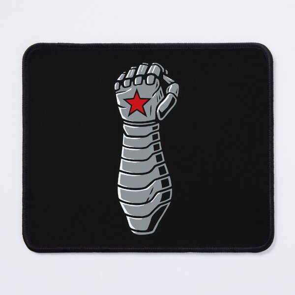Item preview, Cyber arm with red star – futuristic strength design designed and sold by EchoOfSilence.
