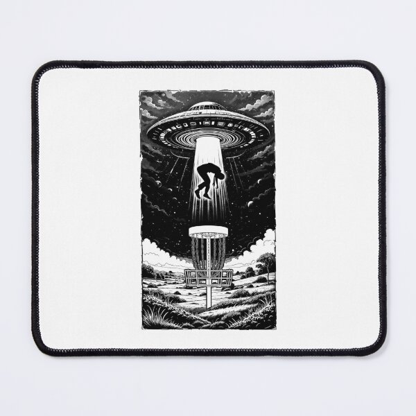 Item preview, Disc Golf UFO Funny Flying Saucer Alien Abduction Basket designed and sold by GrandeDuc.