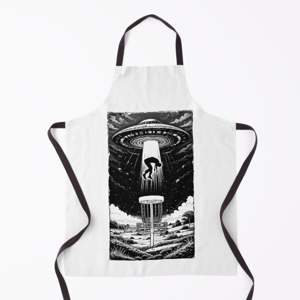 Item preview, Disc Golf UFO Funny Flying Saucer Alien Abduction Basket designed and sold by GrandeDuc.