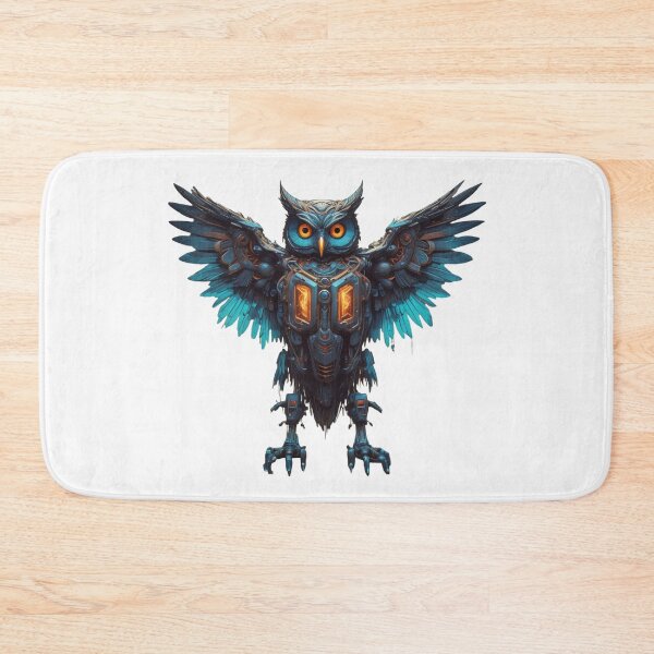 Item preview, Futuristic Mechanical Owl - Sci-Fi Tech Art designed and sold by latelierdechris.