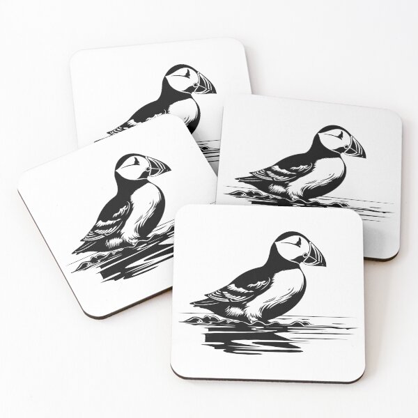 Item preview, Puffin Atlantic Bird Coast Seabird Rookery Shore Diving designed and sold by inkoutninja.
