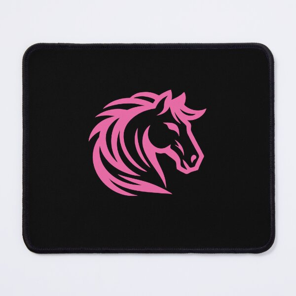 Item preview, Pink horse design for the equestrian designed and sold by RetroMaritalArt.