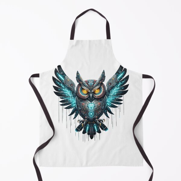 Item preview, Cyber Owl Graffiti - Futuristic Street Art designed and sold by latelierdechris.