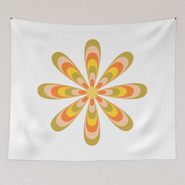 Item preview, Golden Groovy Retro Daisy designed and sold by kornerupine.