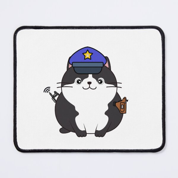 Item preview, Funny fat cat Police designed and sold by Pet Station.