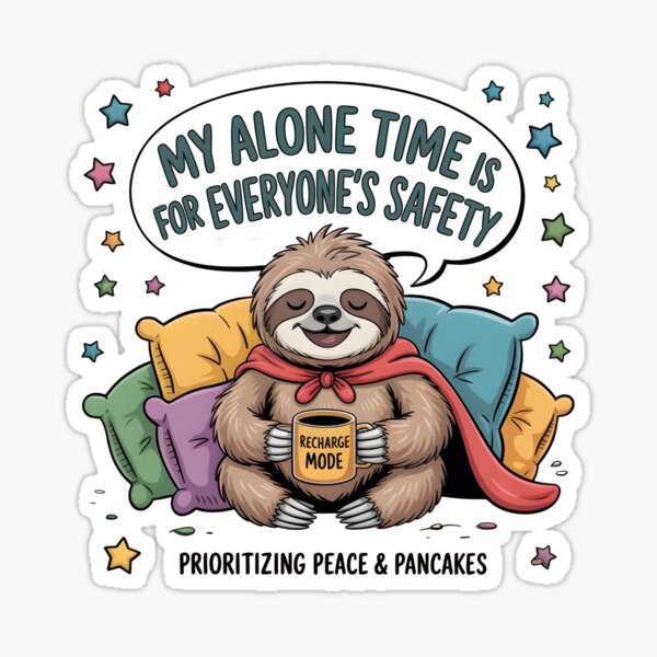 Item preview, My Alone Time Is For Everyones Safety funny gifts fot introverts designed and sold by ThePixelAlchemy.