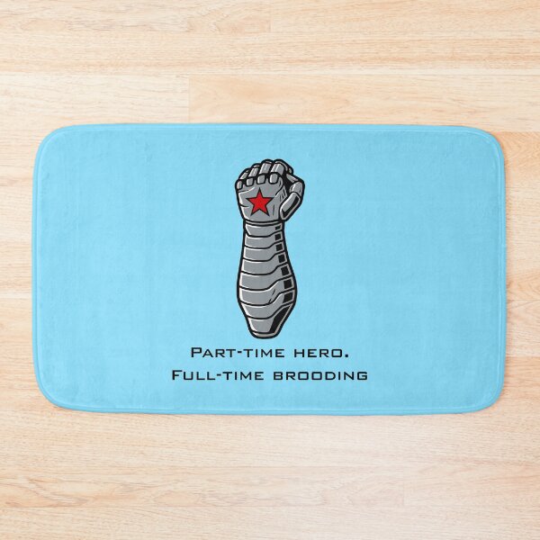 Item preview, Cyber ​​arm and text Part-time hero. Full-time thoughtfulness designed and sold by EchoOfSilence.