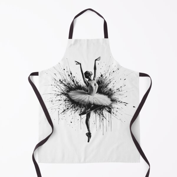 Item preview, Ink Splash Ballerina - Artistic Dance Expression designed and sold by latelierdechris.