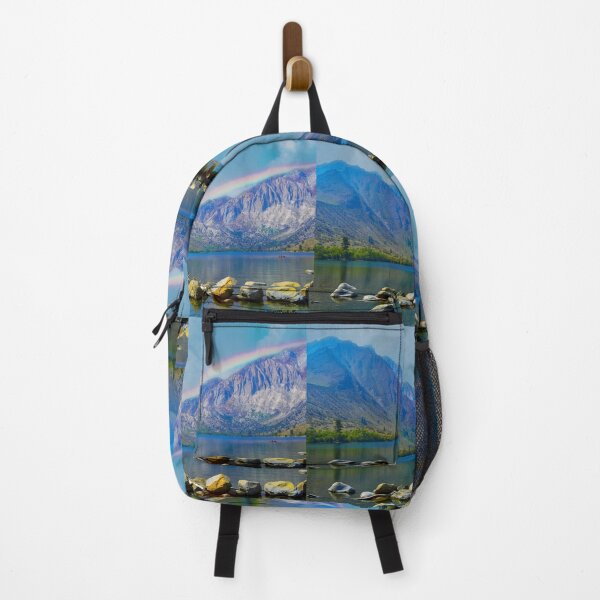 Item preview, Beautiful Rainbow over Mountain Alps and Crystal Clear Lake designed and sold by Yogibear & Rachelle .