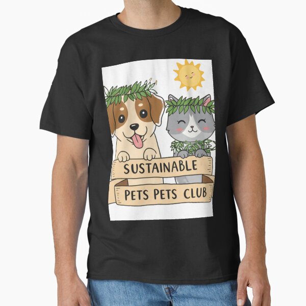 Item preview, Sustainable Pets Club Design – Cute Eco-Friendly Pet Lover Graphic for T-Shirts, Stickers & More designed and sold by Print-Muse.