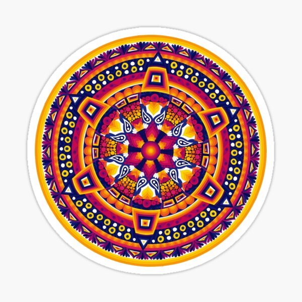 Item preview, Desert Summer Mandala designed and sold by ChaosAndLace.