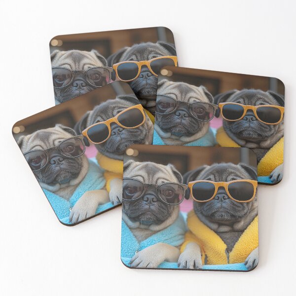 Item preview, Paxton and Poppy Pug designed and sold by imagefx.
