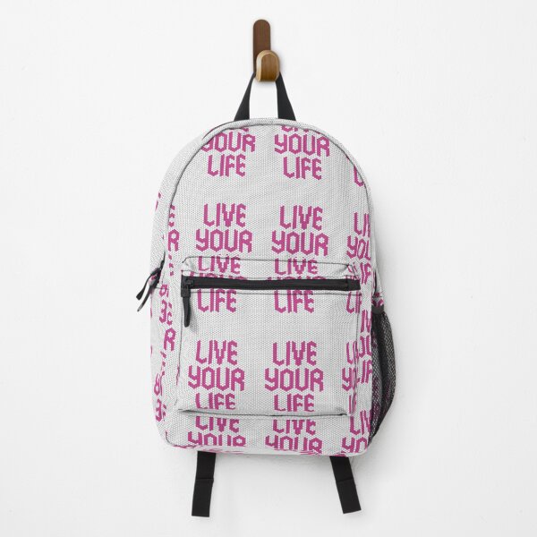 Item preview, Live Your Life Mosaic Uplifting Inspirational Dark Pink designed and sold by kakarikihill.
