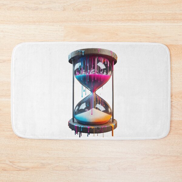 Item preview, Dripping Hourglass of Time - Colorful Artistic Vision designed and sold by latelierdechris.