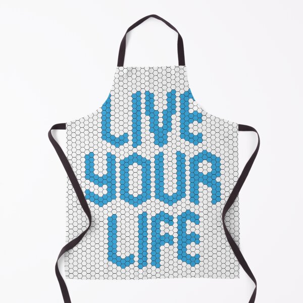 Item preview, Live Your Life Mosaic Uplifting Inspirational Blue designed and sold by kakarikihill.