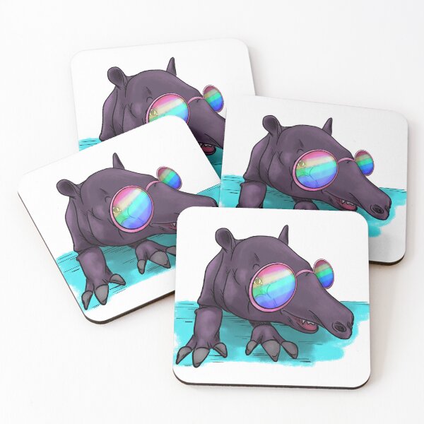 Item preview, Tapir with rainbow glasses designed and sold by Antiope33.