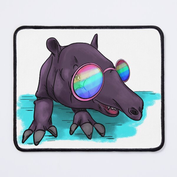 Item preview, Tapir with rainbow glasses designed and sold by Antiope33.