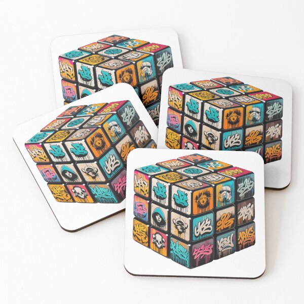 Item preview, Graffiti Rubik's Cube - Street Art Puzzle designed and sold by latelierdechris.
