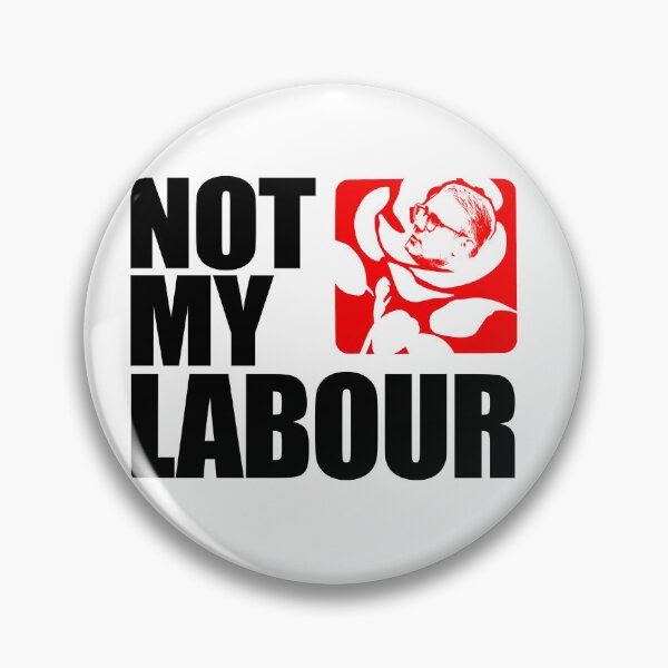 Item preview, Not my Labour- starmer sticker designed and sold by ArtisanGroove.