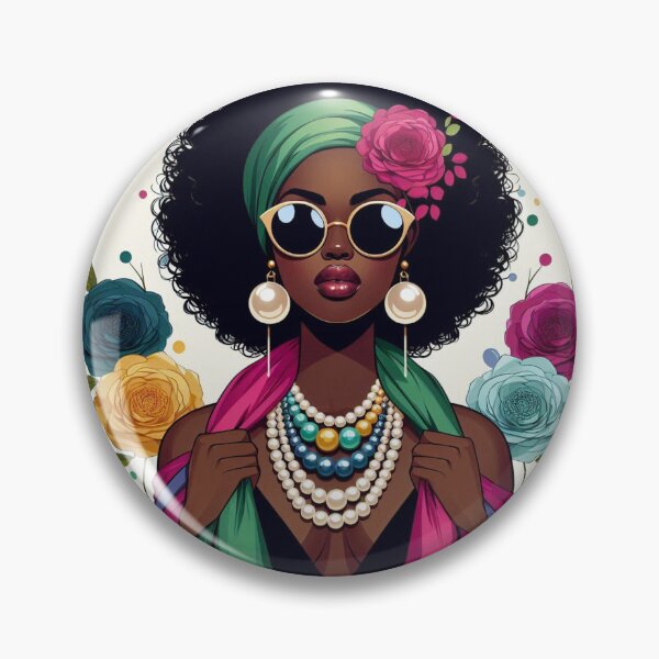 Item preview, African chic woman designed and sold by karenndesigns.