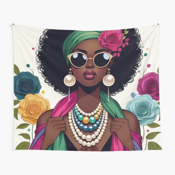 Item preview, African chic woman designed and sold by karenndesigns.