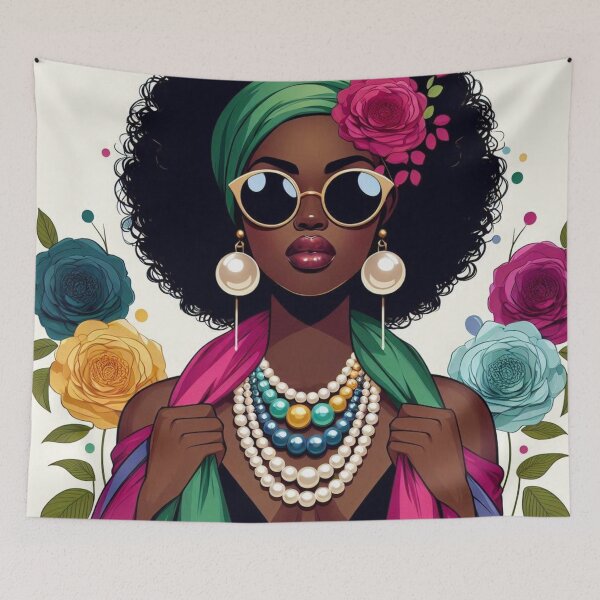Item preview, African chic woman designed and sold by karenndesigns.
