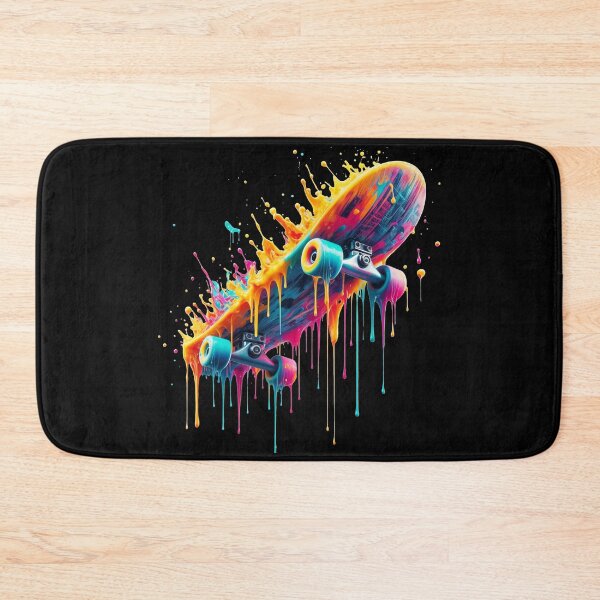 Item preview, Color Splash Skateboard - Bold Urban Art designed and sold by latelierdechris.