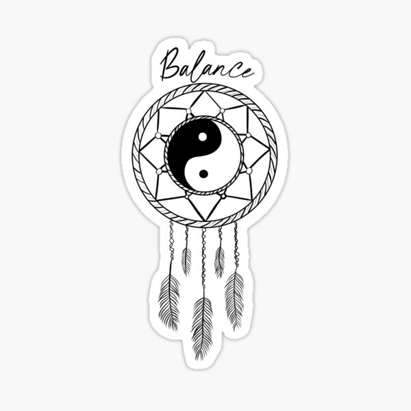 Item preview, Dreamcatcher of Balance – Harmony & Protection designed and sold by KBcreativestudioShop.