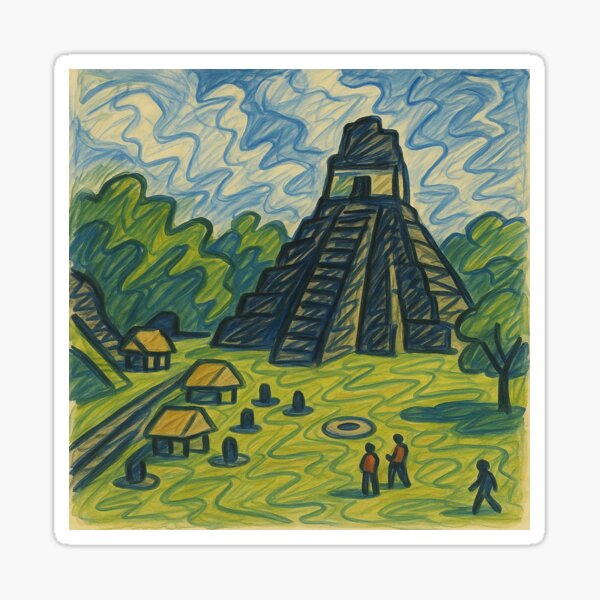 Item preview, Tikal Temple Guatemala designed and sold by Jogi77.