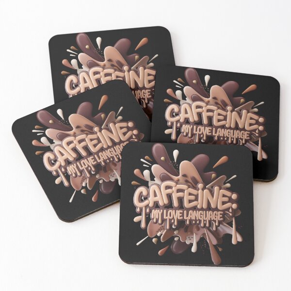 Item preview, Caffiene my love language - Coffee rules - Coffee is good for you - Coffee for all - Get the new coffee - Don't forget the coffee - Where is your coffee designed and sold by JansenGS.