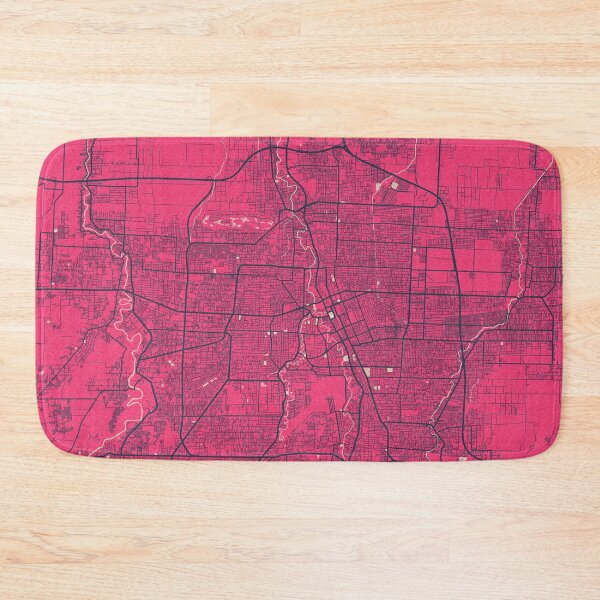 Item preview, Medan City Map Indonesia - Blossom designed and sold by deMAP.