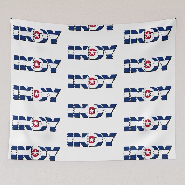 Item preview, Indy Spirit with Indianapolis Flag – Bold City Pride Design designed and sold by ArtsyExplorer.