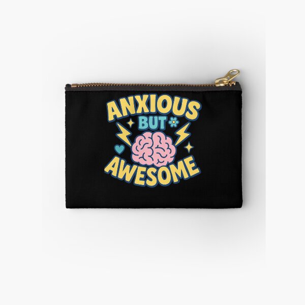 Item preview, Anxious But Awesome Funny Mental Health Design designed and sold by CoolCreative.