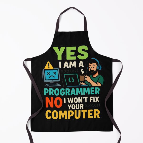 Item preview, Yes i am a programmer, No i won't fix your computer designed and sold by yinon-h.