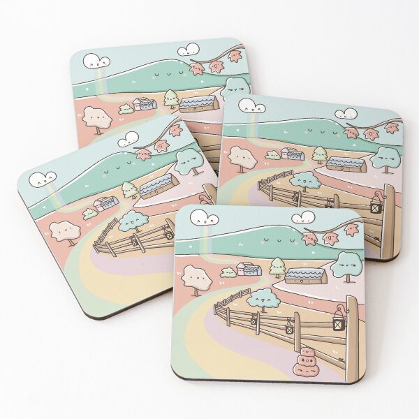 Item preview, Kawaii Autumn Landscape | Fall in Love with Fall designed and sold by Sugar-Bubbles.